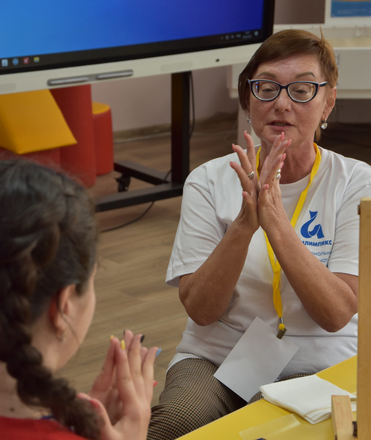 Специалисты на площадках Абилимпикса